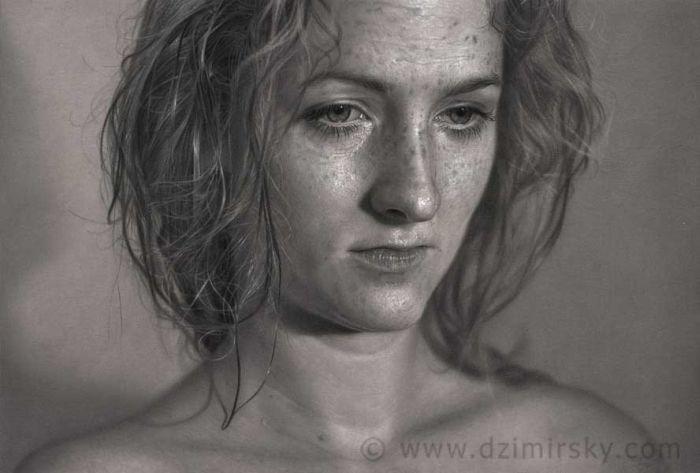 Incredible Female Portraits Drawn By Pencils Pics