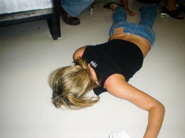 Drunk after party amateur