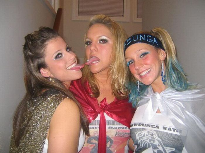 Sexy college halloween party