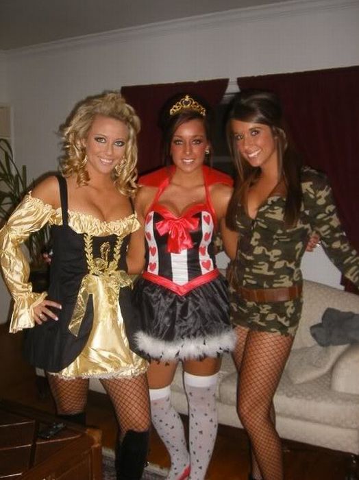 Sexy college halloween party