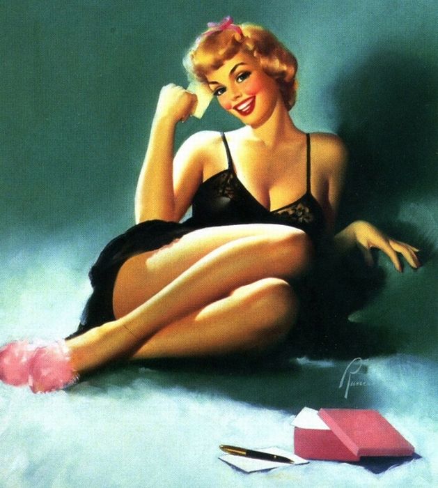 Pin Up Girl Illustrations Pics