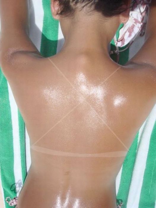 Bbw tan lines naked
