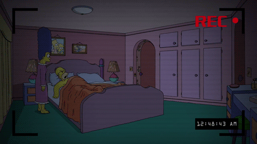 Los Simpson Paranormal Activity