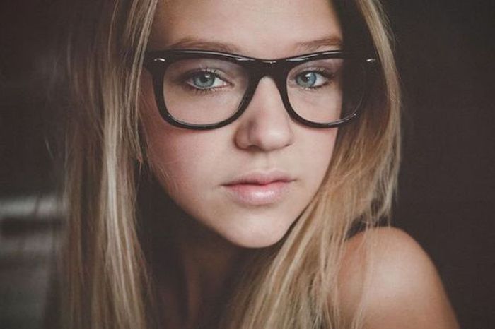 Nerd girl glasses images