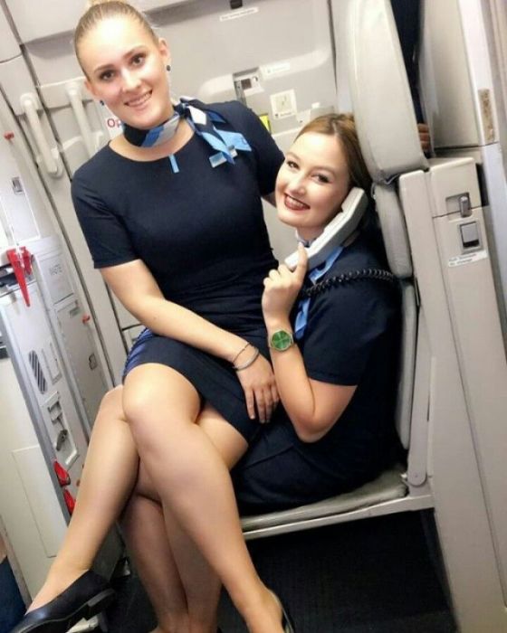 Flight attendant bathroom