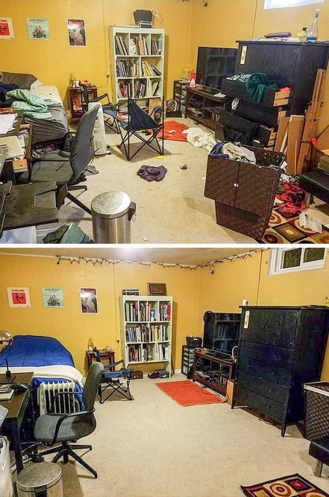 Before And After A Cleaning Pics