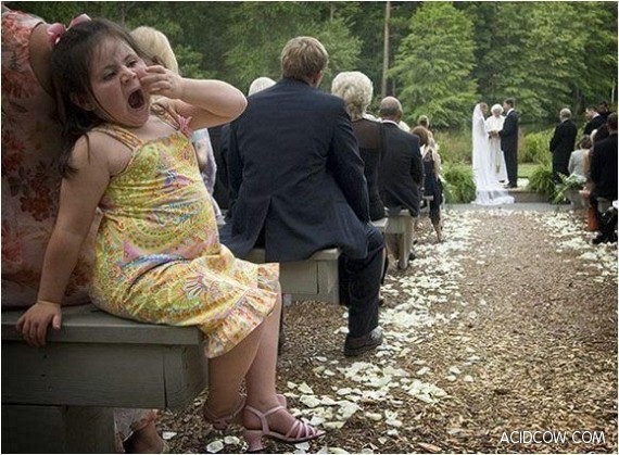 Pictures which will never get in a wedding album...
