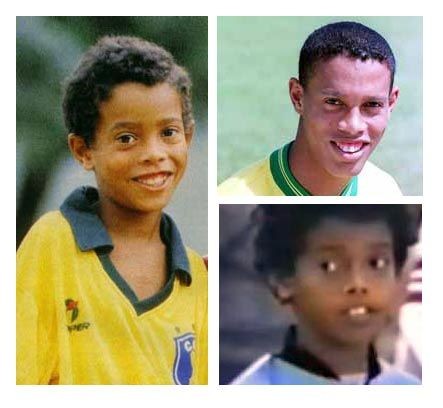 Football Stars: In Childhood and Now (50 pics)