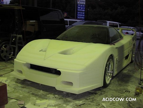 Ferrari F50 Made Out Of Old Acura (114 pics)