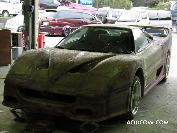 Ferrari F50 Made Out Of Old Acura (114 pics)