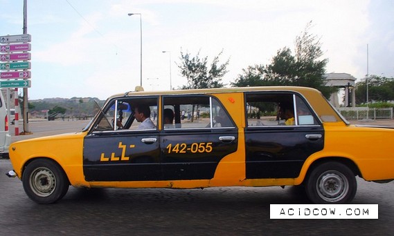 Self-made limousines from Cuba (9 pics)