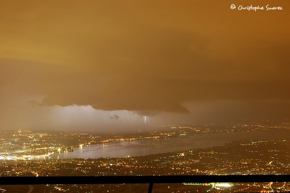 Thunderstorm above Geneva of 20th June 2007 (7 photos)