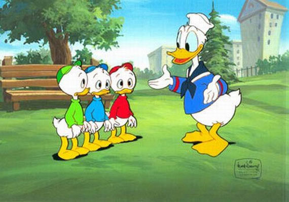 "Duck Tales" сartoon heroes in ages...
