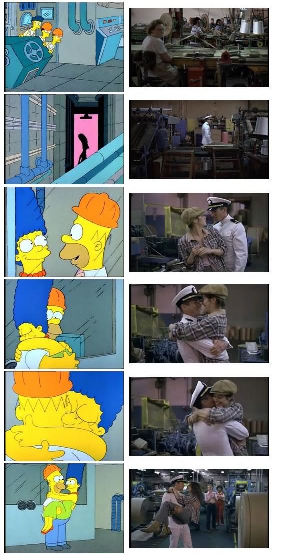 Simpsons Scenes and their Reference Movies