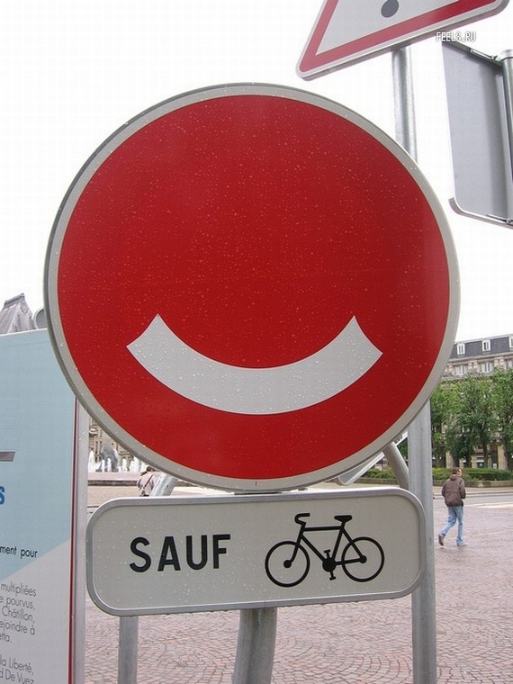 strange funny road signs