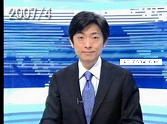 Fast Aging Japanese News Presenter (6 pics)