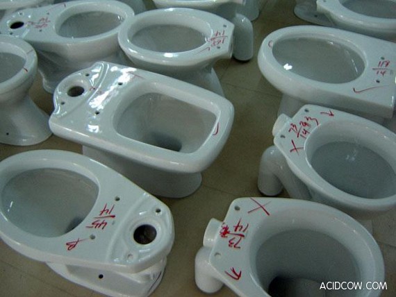 Production of Toilet Bowls in China (47 pics)