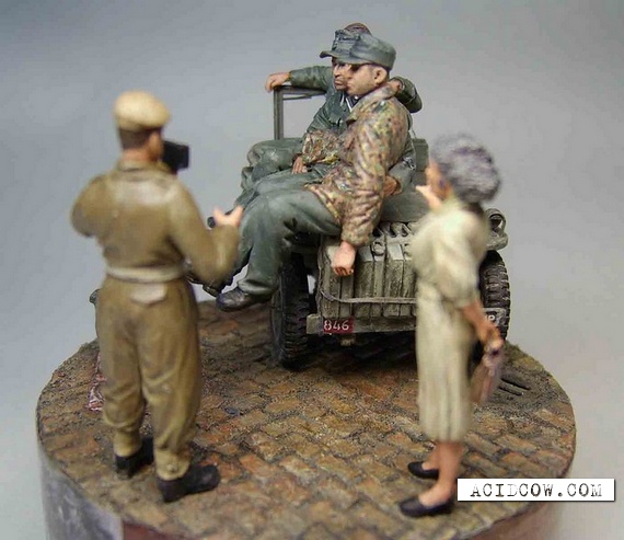 Dioramas and toy soldiers (36 pics)