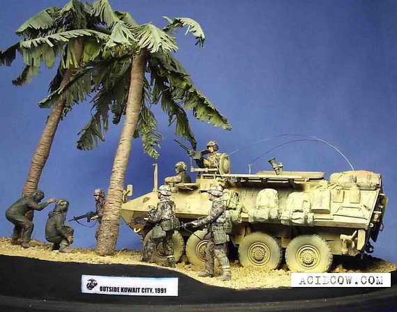 Dioramas and toy soldiers (36 pics)