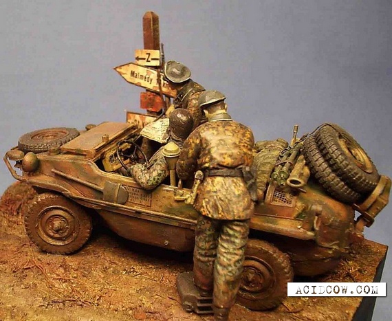 Dioramas and toy soldiers (36 pics)