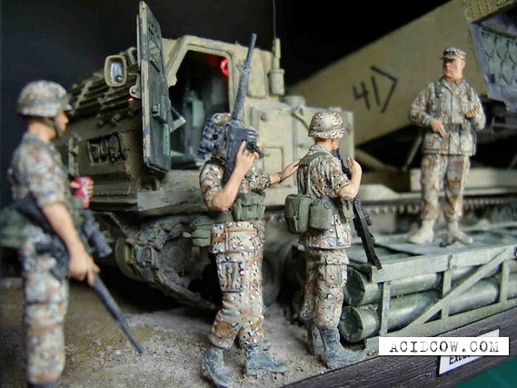 Dioramas and toy soldiers (36 pics)