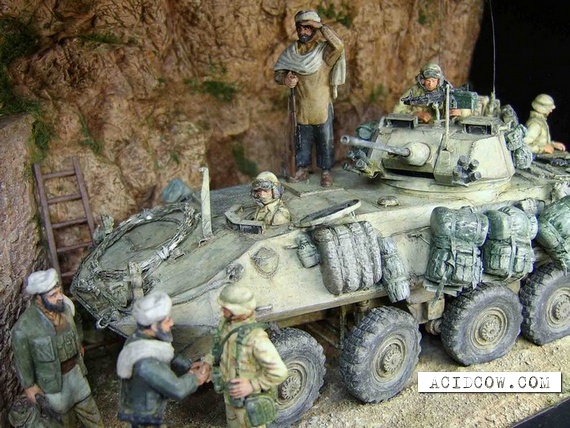 Dioramas and toy soldiers (36 pics)