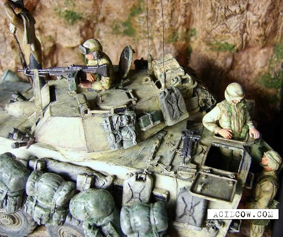 Dioramas and toy soldiers (36 pics)