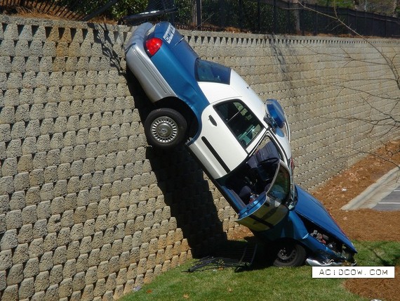 Police car crash accident (4 pics)