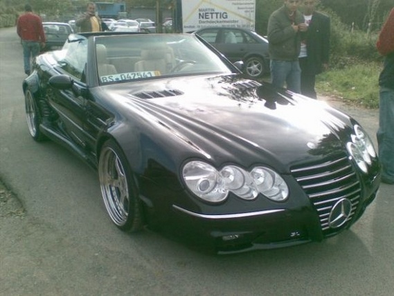 Cool tuning of a Mercedes (5 pics)