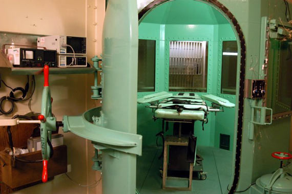 Cell for execution of the death penalties in...