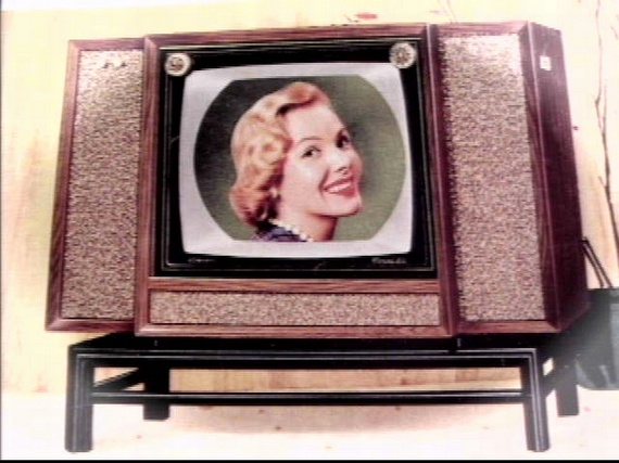First colour TVs (23 pics)