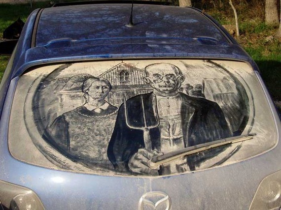 Amazing dirty car art by Scott Wade (32 pics)