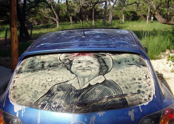 Amazing dirty car art by Scott Wade (32 pics)