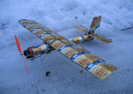 How to Build a Model Airplane out of Beer Cans