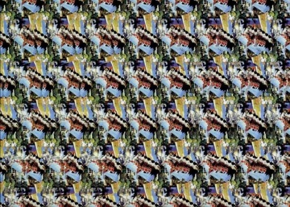 Autostereogram (100 pics)