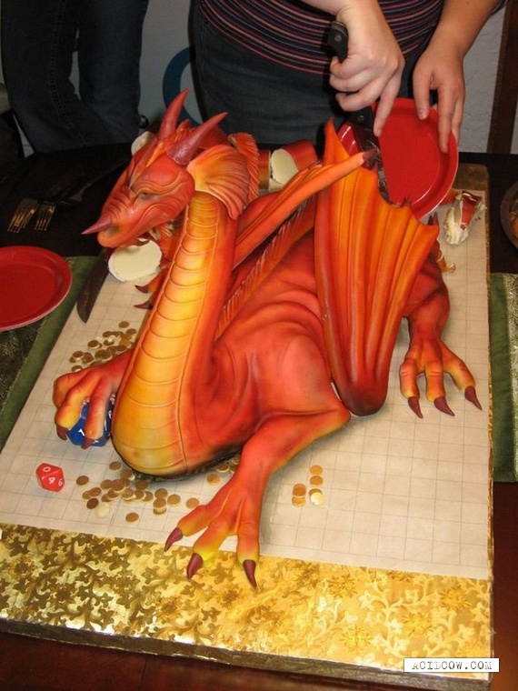 A dragon made of cake... Seriously ) (20 pics)
