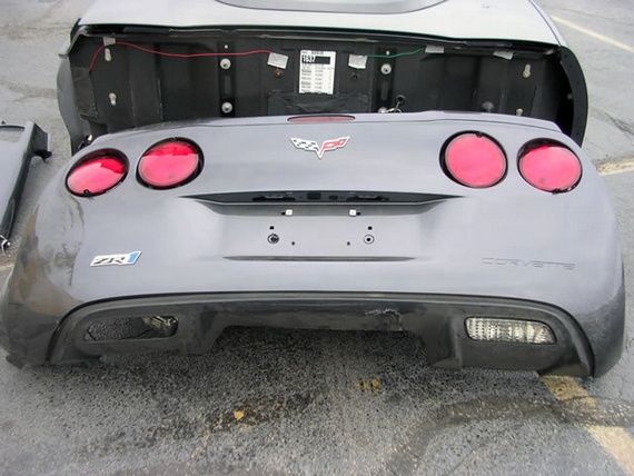 First Crashed Corvette ZR1 Hits EBay For...