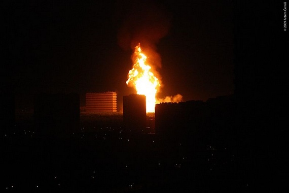 Huge Gas Explosion Illuminates Moscow's...