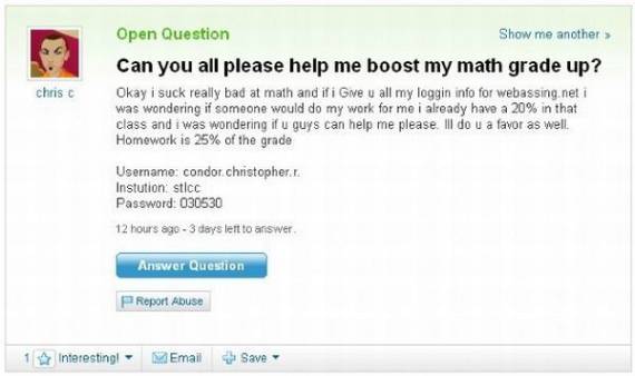 The Best of Yahoo Answers! (35 pics)