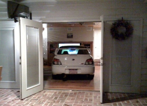 STI parked in a living room (6 pics)