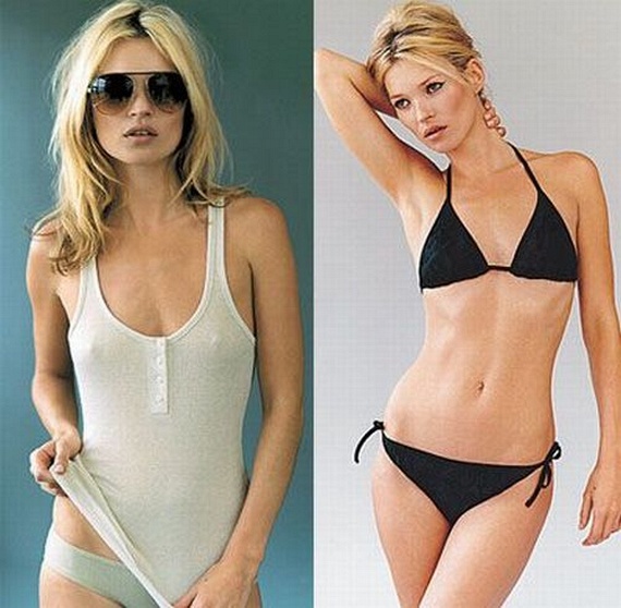 Kate Moss. Before and now (46 pics)