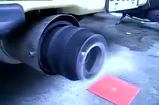 Awesome Exhaust Pipe Gun