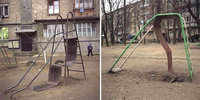 The worst playgrounds ever (37 pics)
