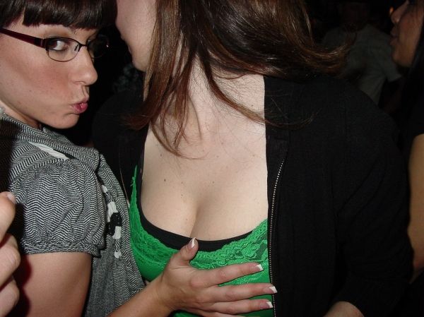 Girls grabbing boobs (66 pics)