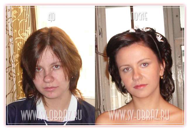 Russian brides before and after makeup (27 pics)