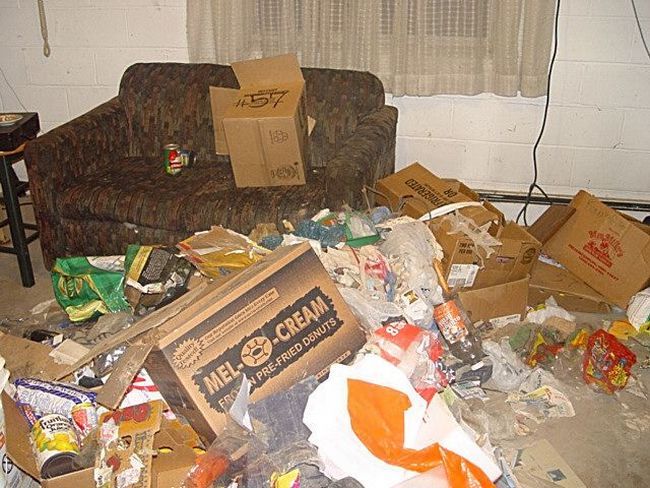 Trash apartment (30 pics)
