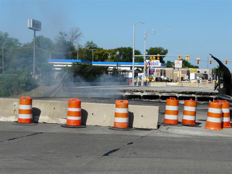 Gasoline tanker explosion collapsed a bridge  (42 pics)