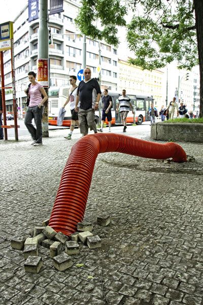 The Mongolian Death Worm in Prague (8 pics)