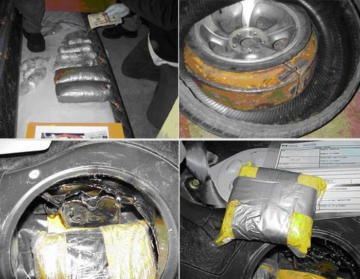 How to hide cocaine in the cars? (14 pics)