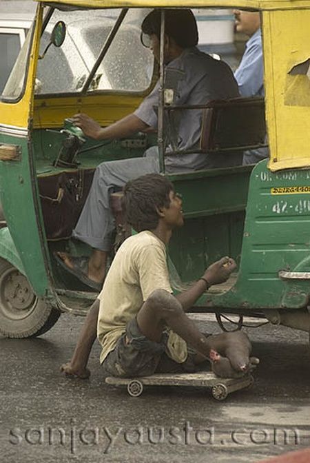 Crippled beggars of India (17 pics)
